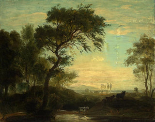 Studie van landschap - Emil Lugo — weergave van het kunstwerk