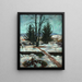 Winter - Emil Orlik — ingelijst kunstwerk aan de muur