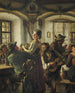 Binnen in een Beierse herberg - Emil Rau — weergave van het kunstwerk