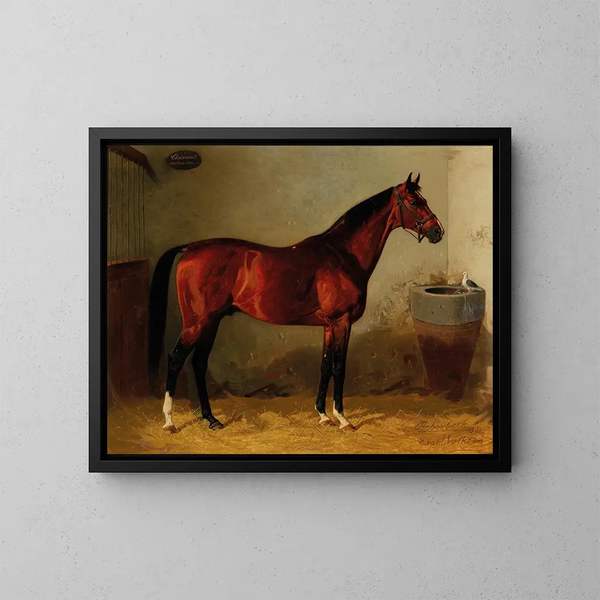 Charming - Emil Volkers — framed artwork on a wall