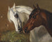 Twee paardenhoofden - Emil Volkers — weergave van het kunstwerk