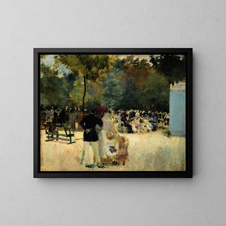 Emile Antoine Guillier - Le Guignol du jardin des Tuileries.webp