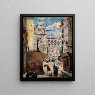 Emile Antoine Guillier - NotreDame vue de la rue de lHtelColbert.webp