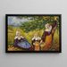 Les cueilleuses de pommes - Émile Bernard — framed artwork on a wall