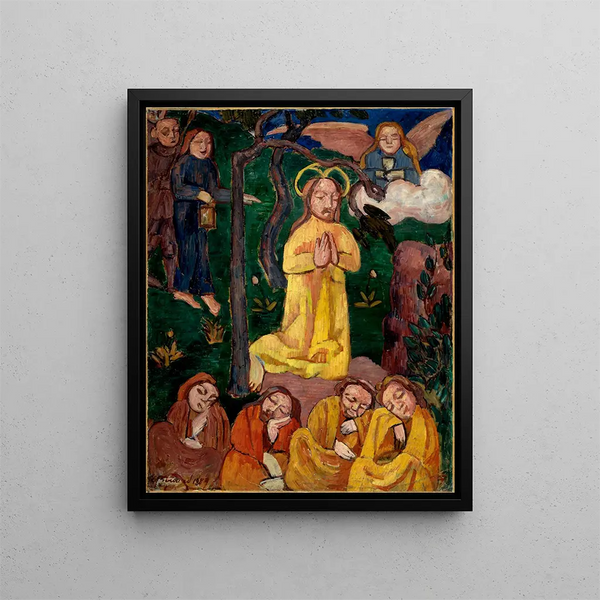 Christus geel - Émile Bernard — ingelijst kunstwerk aan de muur