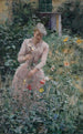 Dans le jardin - Émile Claus — weergave van het kunstwerk