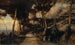 Landschap van Capri genaamd de route van Tiberius - Émile François David — weergave van het kunstwerk