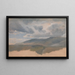 Studie van landschap met wolken - Émile Loubon — ingelijst kunstwerk aan de muur