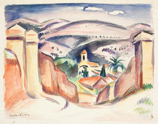 Emile Othon Friesz - Indgangen til Cassis ogs kaldet Kirketrnet i Cassis.webp