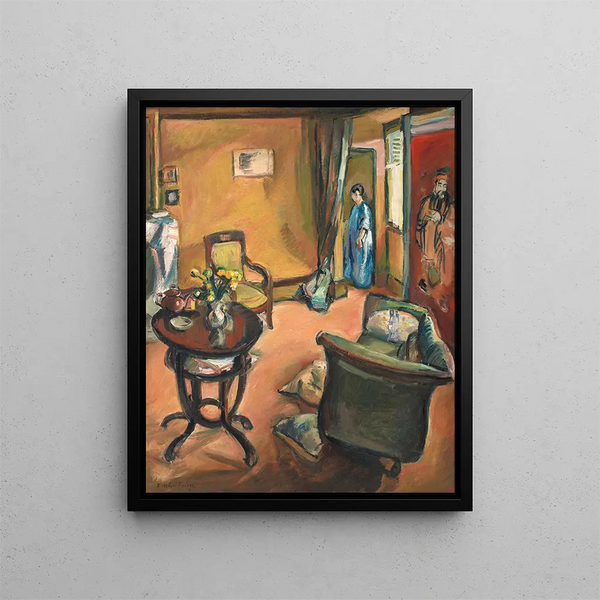 Interior Painting - Émile Othon Friesz — framed artwork on a wall
