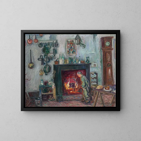 Interior Painting in Paris - Émile Othon Friesz — framed artwork on a wall