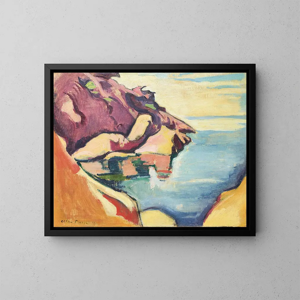 La Baie du Bec de l'Aigle, La Ciotat - Émile Othon Friesz — framed artwork on a wall