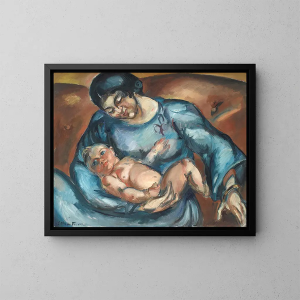 L'amour des mères - Émile Othon Friesz — framed artwork on a wall