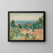 Landschap in Cassis - Émile Othon Friesz — ingelijst kunstwerk aan de muur