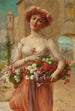 Aux roses - Émile Vernon — weergave van het kunstwerk