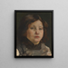 Portret van een kind - Émile Vloors — ingelijst kunstwerk aan de muur