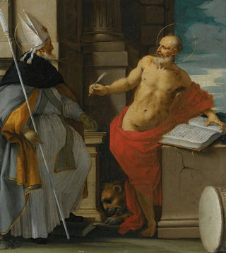 Emilian School - Saints Augustine And Jerome In A Classical Setting.webp