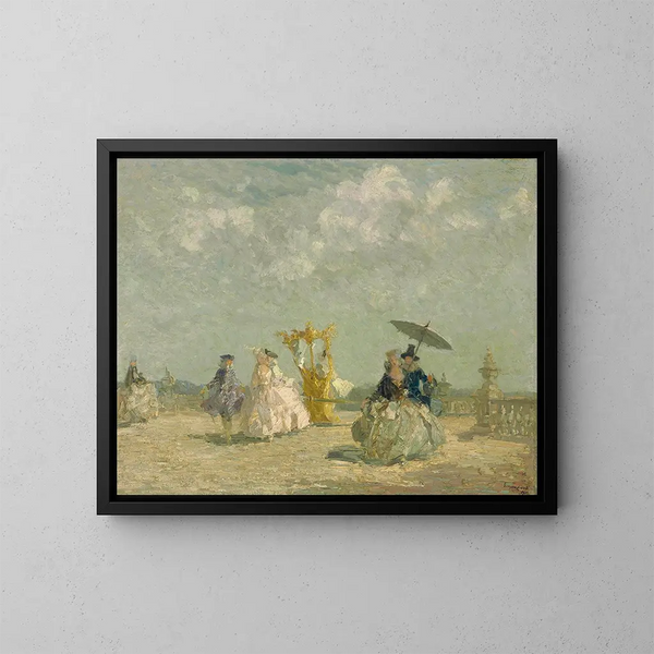 The porter's chair - Emma Ciardi — framed artwork on a wall