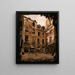 La cour de l'hôtel dit Colbert rue de l'Hôtel Colbert - Emmanuel Lansyer — ingelijst kunstwerk aan de muur
