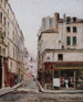 La rue Hautefeuille - Emmanuel Lansyer — weergave van het kunstwerk