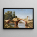 Oud stenen brug - Emmy Mayer — ingelijst kunstwerk aan de muur