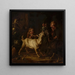 van Kinderen die geiten voeden - Johann Heinrich Roos — ingelijst kunstwerk aan de muur