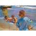 Reproduction of the painting Children on the Beach, Valencia - Joaquín Sorolla