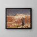 Lente in de Alpen - Erich Erler — ingelijst kunstwerk aan de muur