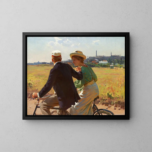 Les aventures de Morgenturen - Erik Henningsen — framed artwork on a wall