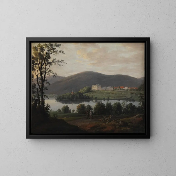 View of Bogstad in Norway - Erik Pauelsen — framed artwork on a wall
