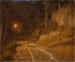 Lumière de lampe - Erik Werenskiold — weergave van het kunstwerk