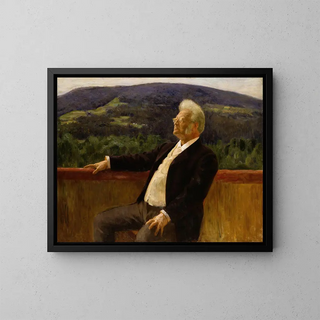 Erik Werenskiold - Portrait of the Poet Bjrnstjerne Bjrnson.webp