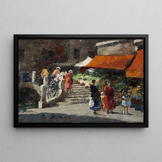 Erma Zago - Scena di mercato.webp