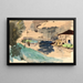 Rivière Zuid van Chicago - Erminio Scapicchi — ingelijst kunstwerk aan de muur