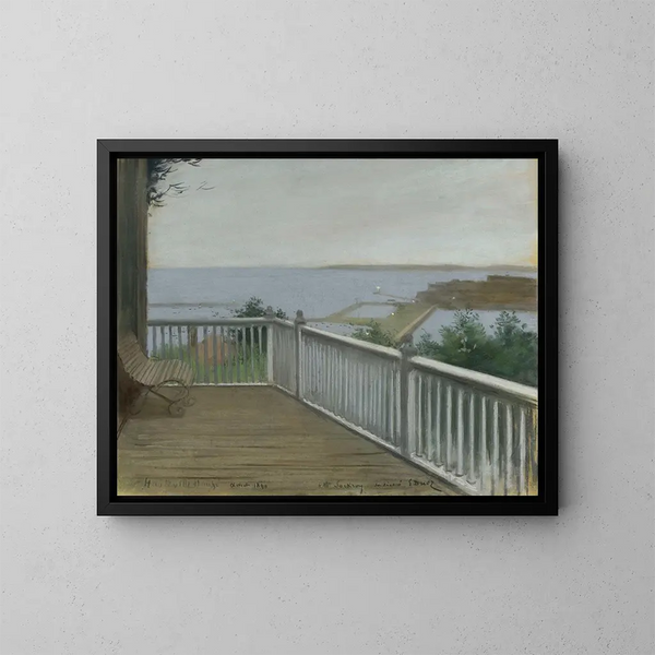 Maison Hauteville - Ernest-Ange Duez — framed artwork on a wall