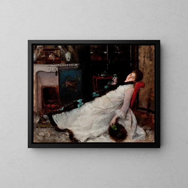 Repos - Ernest-Ange Duez — framed artwork on a wall