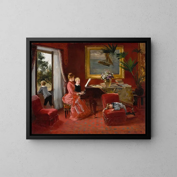The Duo - Ernest-Ange Duez — framed artwork on a wall