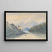 Sur le Bealey, Canterbury, NZ - Ernest Arthur Chapman — ingelijst kunstwerk aan de muur