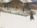 Landschap van de winter voor een mazot - Ernest Bieler — weergave van het kunstwerk
