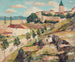 Een zonnige dag in Sevilla - Ernest Lawson — weergave van het kunstwerk