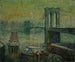 Brooklyn Bridge - Ernest Lawson — weergave van het kunstwerk