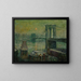 Brooklyn Bridge - Ernest Lawson — ingelijst kunstwerk aan de muur