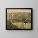 Pont verhoogd onder de opkomende maan - Ernest Lawson — ingelijst kunstwerk aan de muur