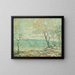 Inwood op de Hudson onder de sneeuw - Ernest Lawson — ingelijst kunstwerk aan de muur