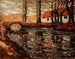 Landschap met rivier - Ernest Lawson — weergave van het kunstwerk