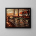 Landschap met rivier - Ernest Lawson — ingelijst kunstwerk aan de muur