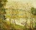 Lente op de Harlem-rivier - Ernest Lawson — weergave van het kunstwerk