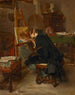 Een schilder - Ernest Meissonier — weergave van het kunstwerk