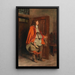 Homme au manteau rouge - Ernest Meissonier — ingelijst kunstwerk aan de muur
