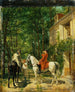 L'Auberge du Bord de la Route - Ernest Meissonier — weergave van het kunstwerk